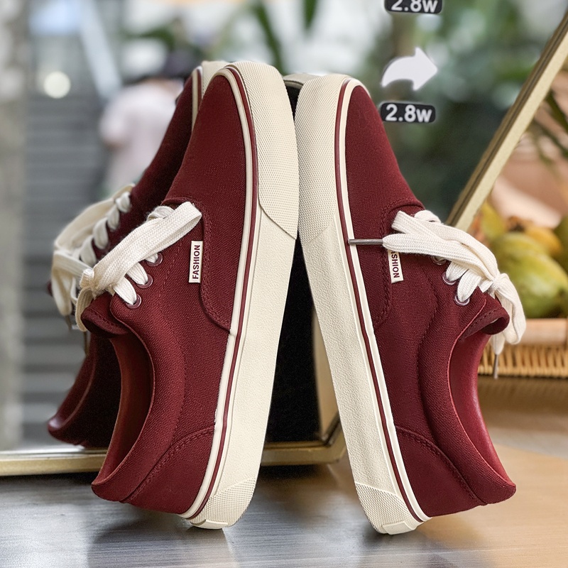 Men Classic Canvas Shoes Casua - Vans Shoes Old Skool ulasan dan harga